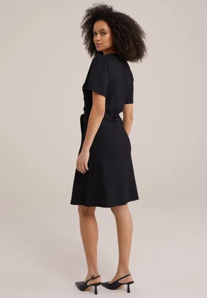 Платье из джерси WE Fashion, черное