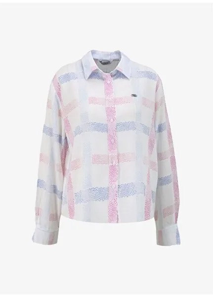 Фиолетовая женская рубашка со стандартным рубашечным воротником ROSIE U.S. Polo Assn.