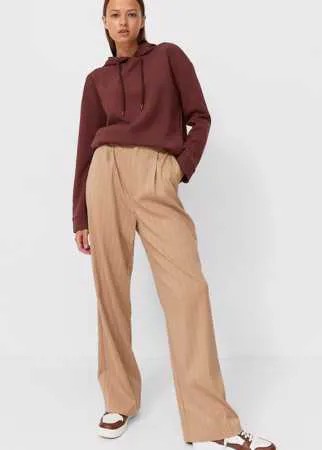 Stradivarius Базовое Худи Коричневый M