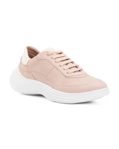 Замшевые кроссовки Fluctis Comfort Geox, цвет Light Tan