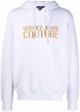 Versace Jeans Couture худи с вышитым логотипом