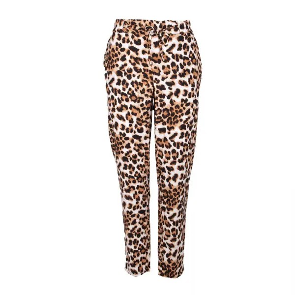 Женские струящиеся леопардовые брюки VERO MODA