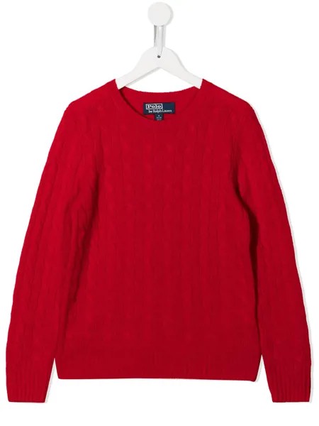 Ralph Lauren Kids джемпер фактурной вязки