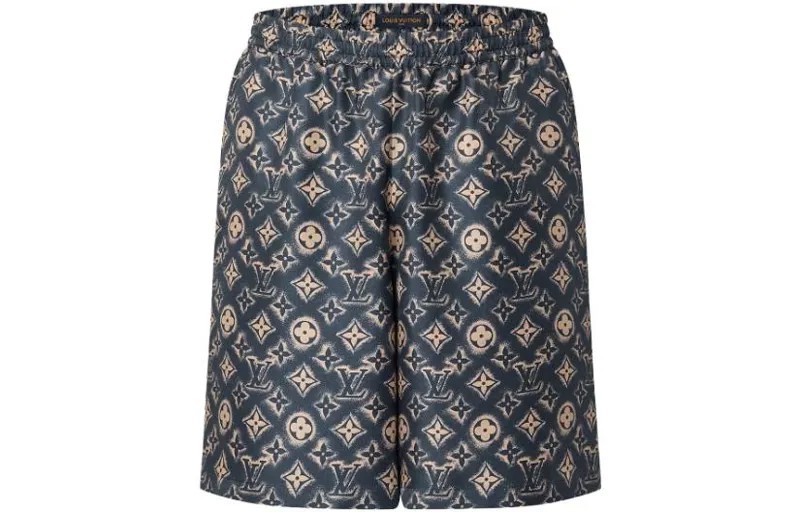 Повседневные шорты с монограммой для мужчин, многоцветные Louis Vuitton, цвет Multicolor