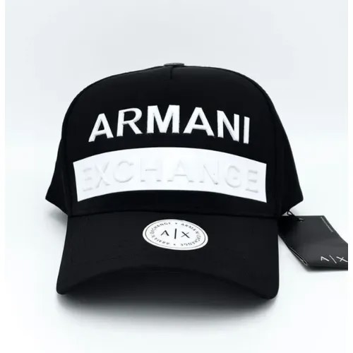 Бейсболка ARMANI, размер OneSize, черный