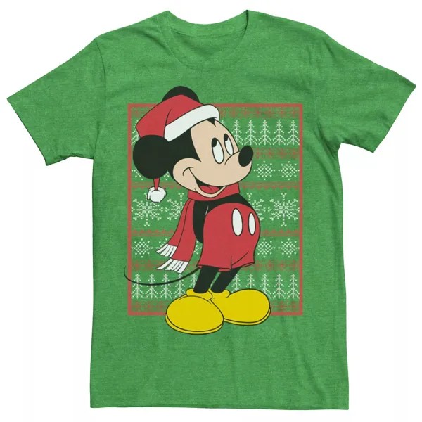 Мужская рождественская футболка-свитер с Микки Маусом Диснея Licensed Character