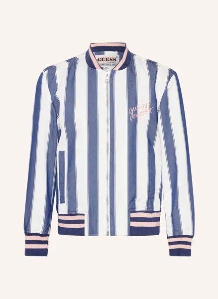 Бомбер мужской Guess 1001341024 белый S (доставка из-за рубежа)