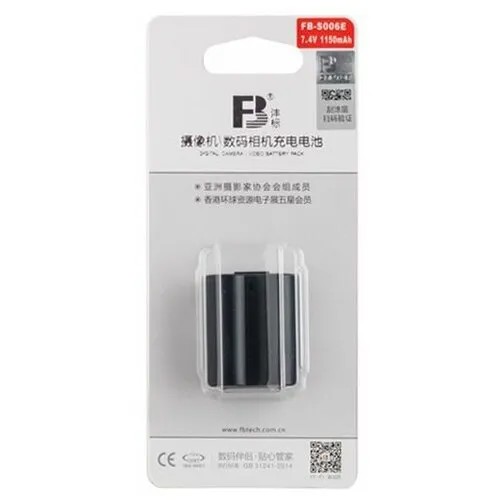Аккумулятор FB CGR-S006E для Panasonic FZ28, FZ8, FZ18, FZ7, FZ30, FZ35, FZ50
