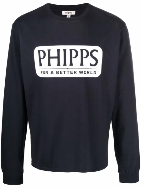 Phipps футболка с длинными рукавами и логотипом
