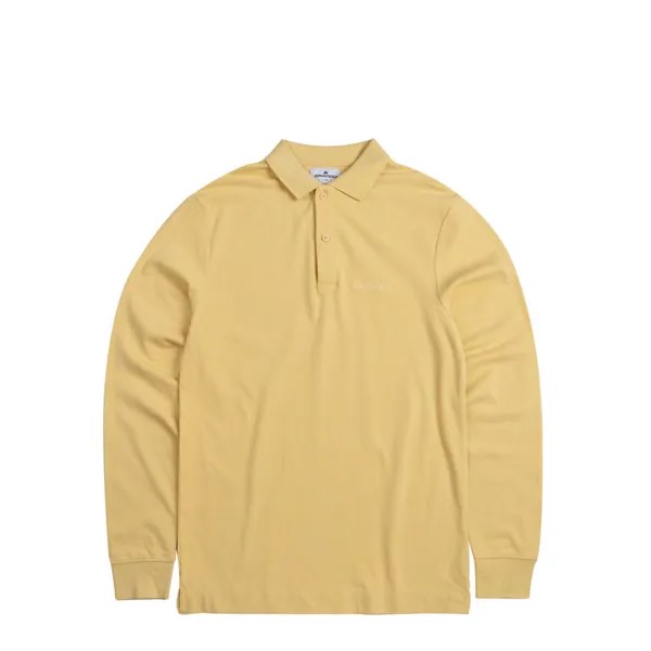 Футболка Prepster Drop Pique Longsleeve Asphaltgold, желтый
