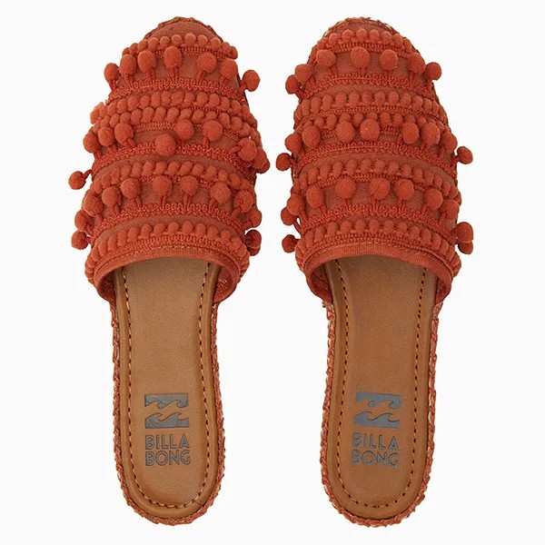 Мюли женские Billabong S9FF08-BIP0 красные 37 EU