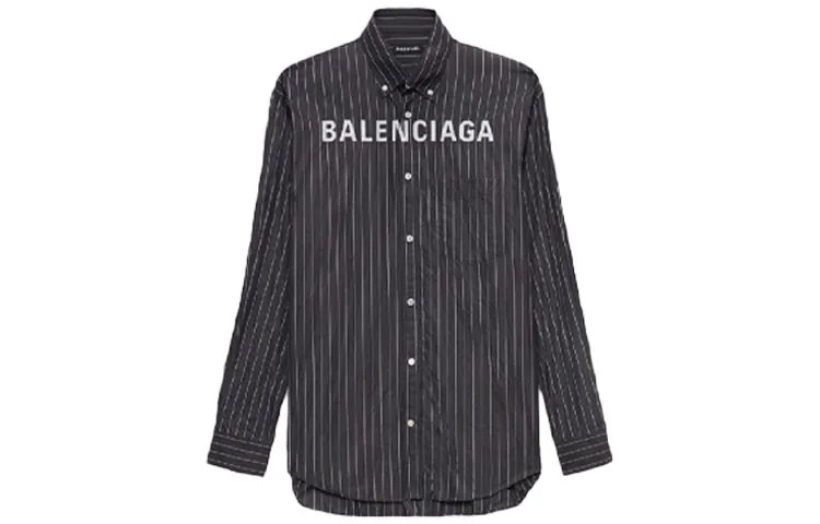 Мужская рубашка Balenciaga, цвет Black