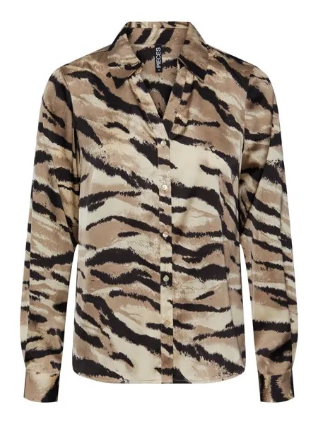 Блуза Pieces FEI, цвет Cream/Dark Beige
