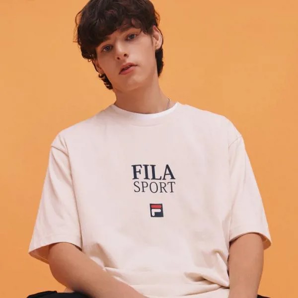 [Fila]FILA/Sport/Loose Fit /Short-Sleeve T-Shirt