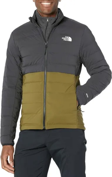 Пуховик Belleview стрейч The North Face, цвет TNF Black/Military Olive