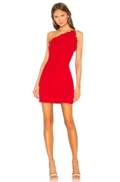Платье superdown Elizabeth One Shoulder, красный