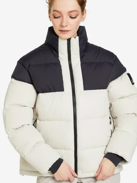 Пуховик женский Jack Wolfskin 365 Fearless, Бежевый