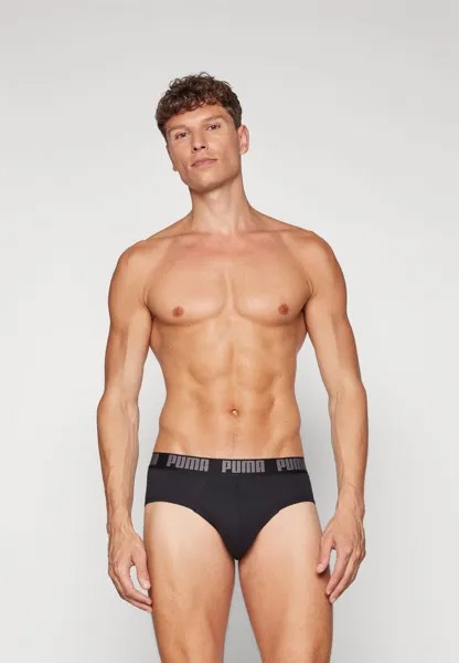 Трусы Men Everyday Brief 2 Pack Puma, темно-серый