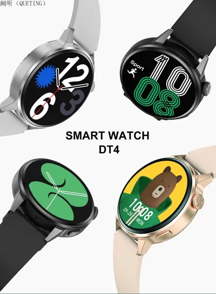 Новинка 2022, умные часы с рисунком Galaxy Watch 4 44 мм, 1,4 дюйма, часы Super AMOLED, электронные часы, женские и мужские наручные Смарт-часы для кардио
