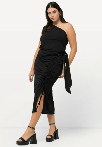 Юбка-карандаш GATHERED RUCHED FRONT Ulla Popken, черный