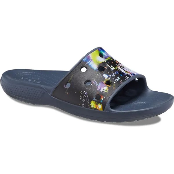 Шлепанцы Crocs Classic Meta Scape, черный