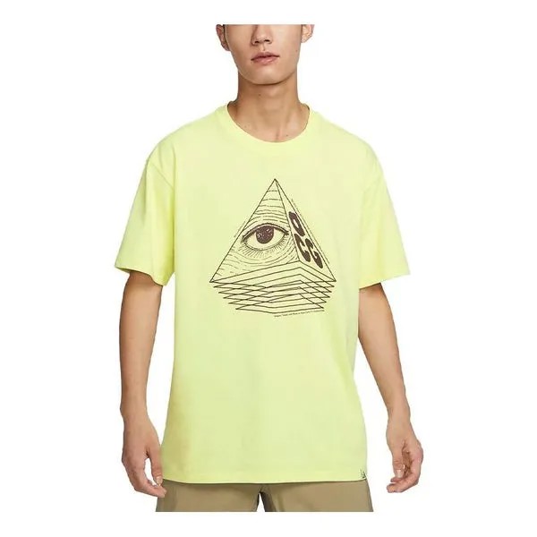 Футболка Nike ACG Changing Eye T-Shirt 'Light Green', зеленый