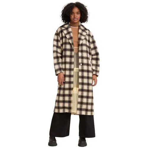 Пальто Levi's Women Agnes Wool Coat, размер M, коричневый