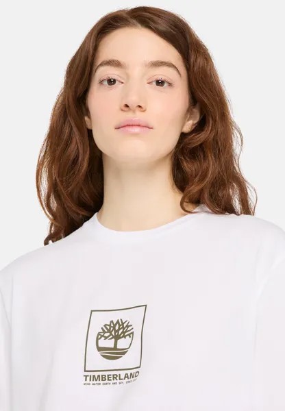 Футболка с принтом STACK CAMO TEE. Timberland, белый