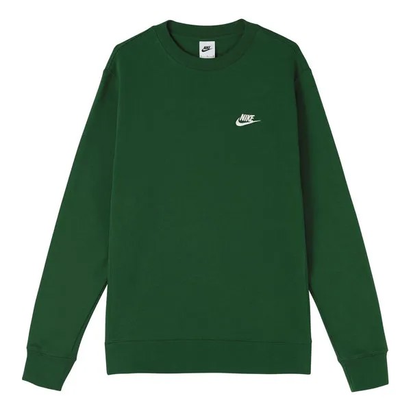 Толстовка Nike NSW Clud long sleeves sweatshirt 'Green', зеленый