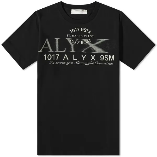 Футболка с логотипом 1017 ALYX 9SM из коллекции с длинными рукавами, черный