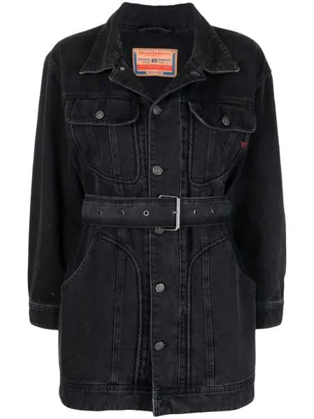 Diesel джинсовая куртка с поясом
