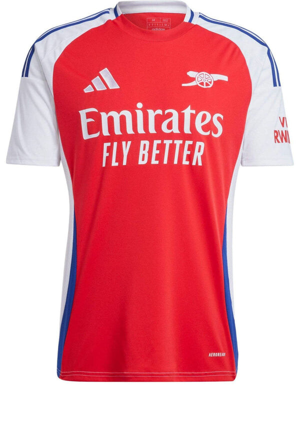 Футболка arsenal 24 25 home jersey asia sizing Adidas, алый