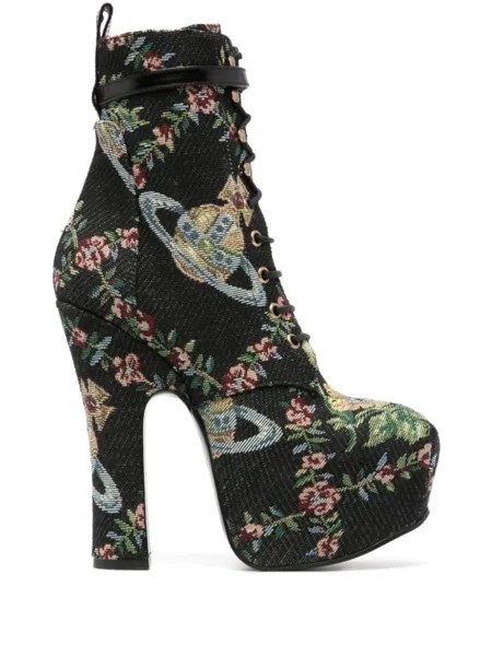 Vivienne Westwood ботильоны Pleasure на платформе, черный