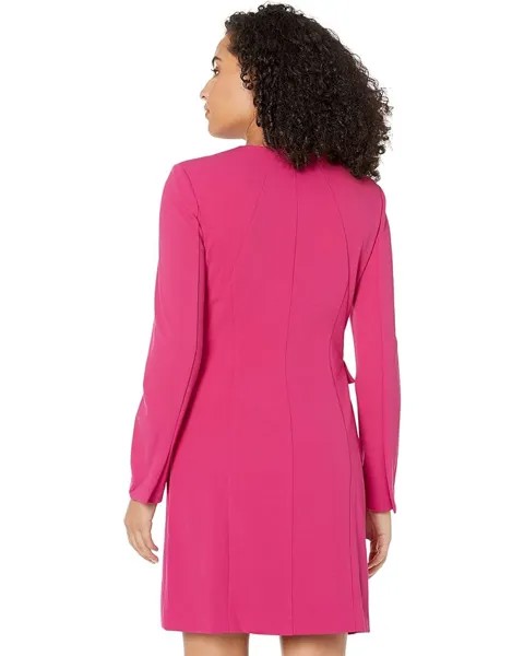 Платье Donna Morgan Mini Tuxedo Dress, цвет Cherry Red