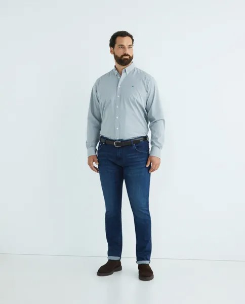 Мужские джинсы больших размеров из денима с лайкрой больших размеров Hackett, синий