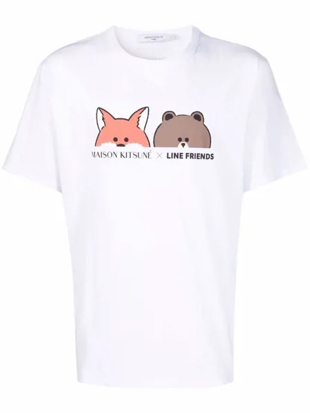 Maison Kitsuné Maison Kitsuné x Line Friends T-Shirt