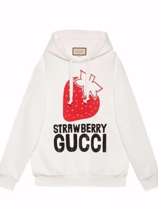 Gucci худи с кулиской и логотипом
