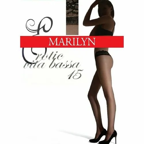 Колготки  Marilyn, 15 den, без шортиков, размер 4, бежевый