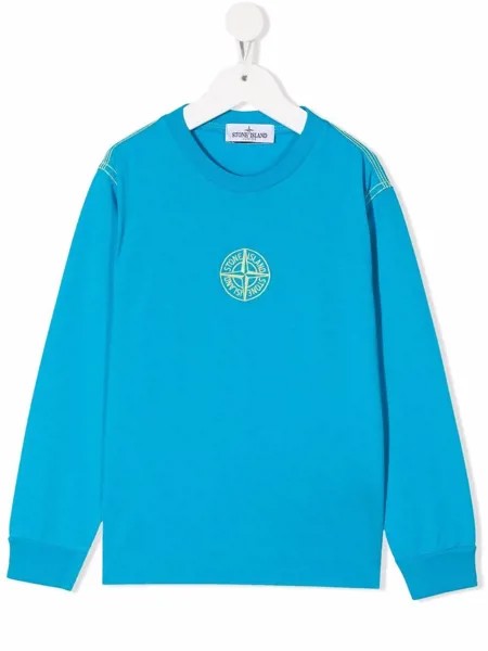 Stone Island Junior толстовка с логотипом Compass