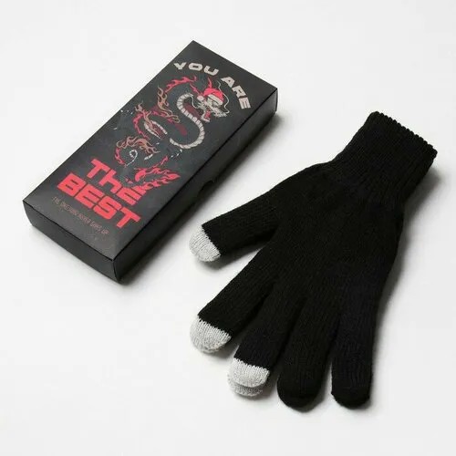 Перчатки Kaftan, размер 22, черный