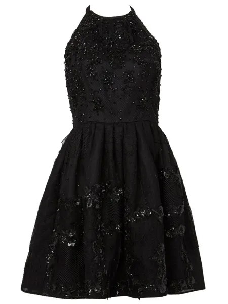 Декорированное платье Oscar de la Renta, черный