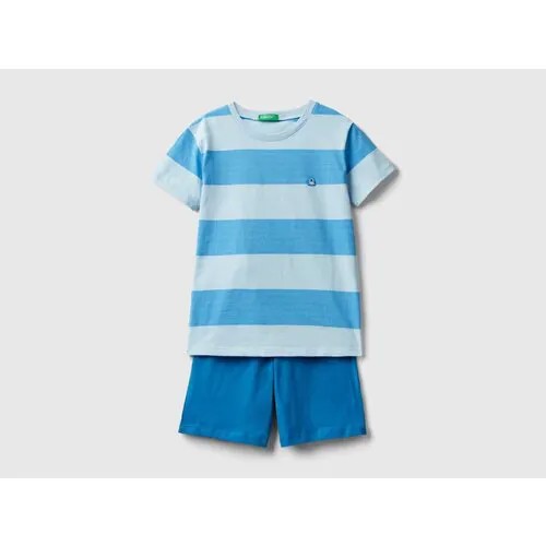 Пижама  UNITED COLORS OF BENETTON, размер XS, синий