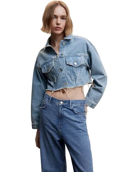 Куртка MANGO Frankie, цвет Open Blue