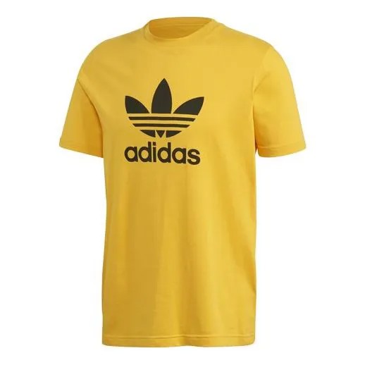 Футболка adidas originals TREFOIL T-SHIRT Short Sleeve Gold Color, желтый