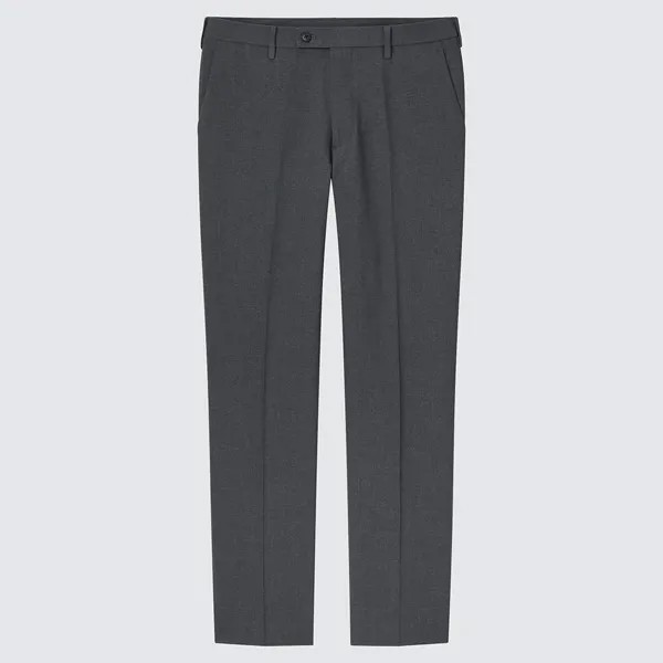 Штаны с восклицательным знаком UNIQLO (2WAY Stretch Wool Like) Длина ноги 76см