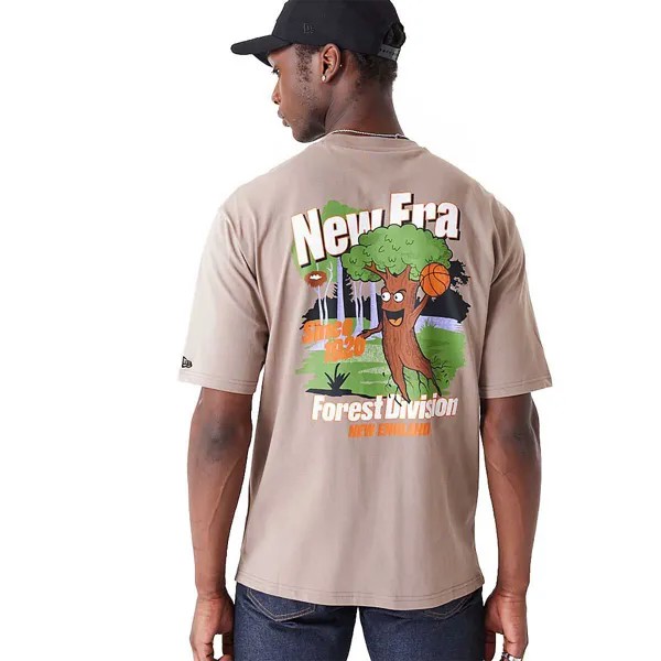 Футболка CHARCTR GRAPHIC OVERSIZED T-SHIRT New Era, цвет Braun