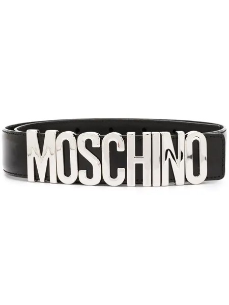 Moschino ремень с пряжкой-логотипом