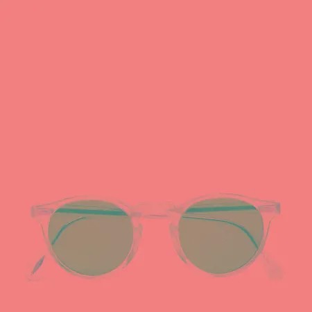 Солнцезащитные очки Oliver Peoples Gregory Peck, цвет серебряный, размер 47mm