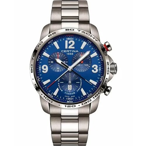 Наручные часы Certina Sport, синий, серебряный