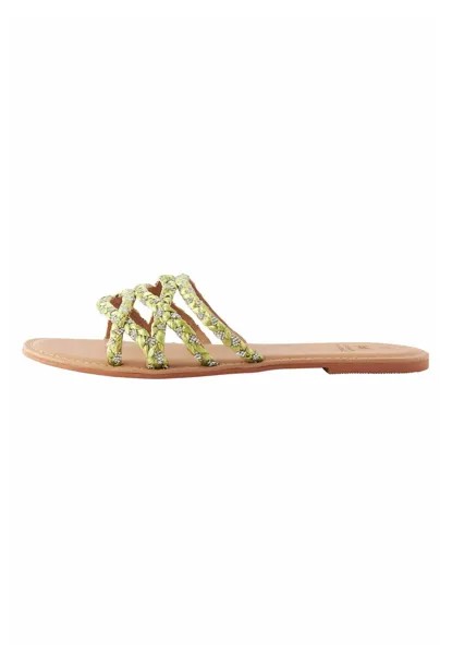 Мюли на плоской подошве FOREVER COMFORT JEWELLED REGULAR WIDE FIT Next, цвет lime green